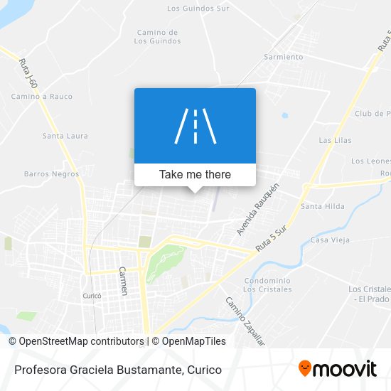 Mapa de Profesora Graciela Bustamante