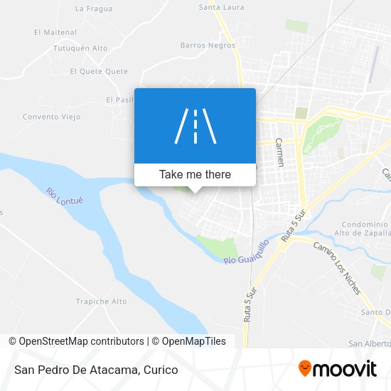 Mapa de San Pedro De Atacama