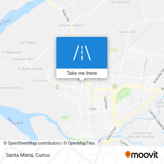 Santa María map