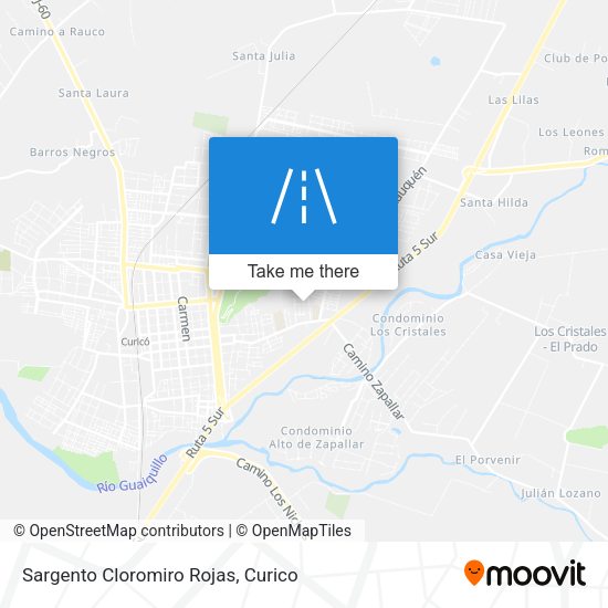 Sargento Cloromiro Rojas map