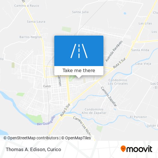 Mapa de Thomas A. Edison