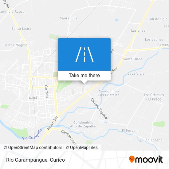 Río Carampangue map