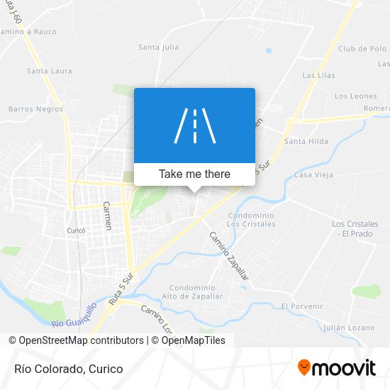 Mapa de Río Colorado