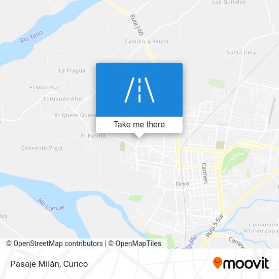Pasaje Milán map