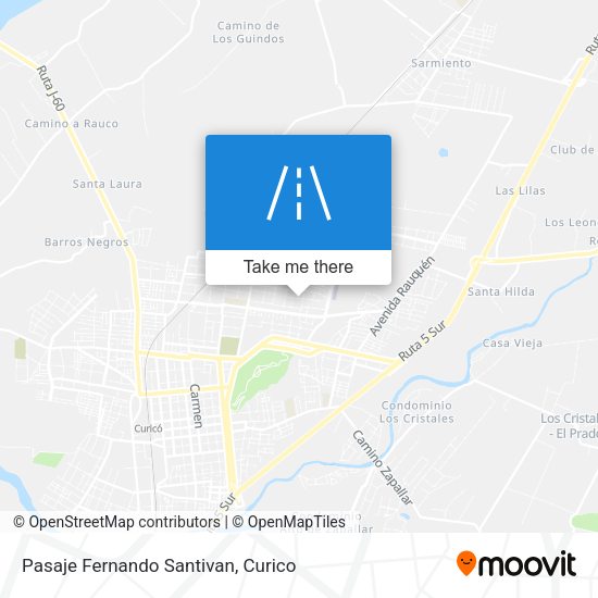 Mapa de Pasaje Fernando Santivan
