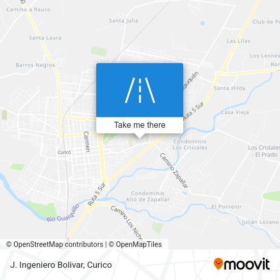 J. Ingeniero Bolivar map