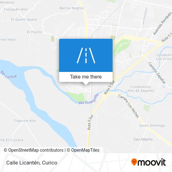 Mapa de Calle Licantén