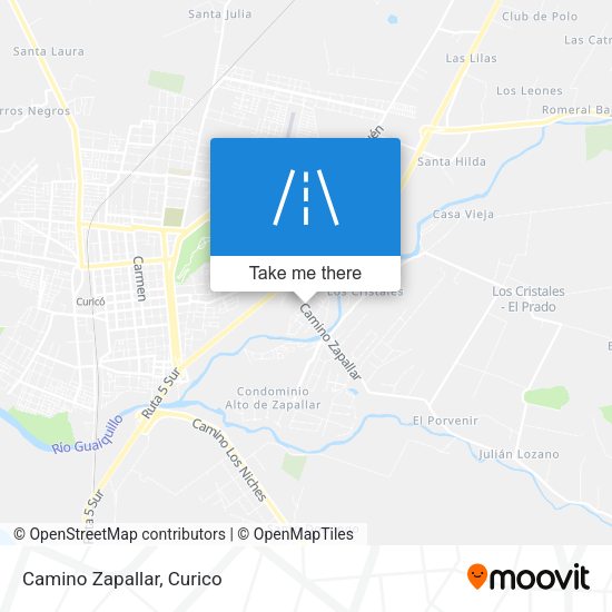 Mapa de Camino Zapallar