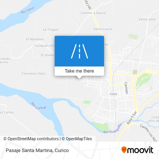 Mapa de Pasaje Santa Martina