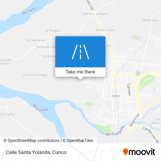 Calle Santa Yolanda map