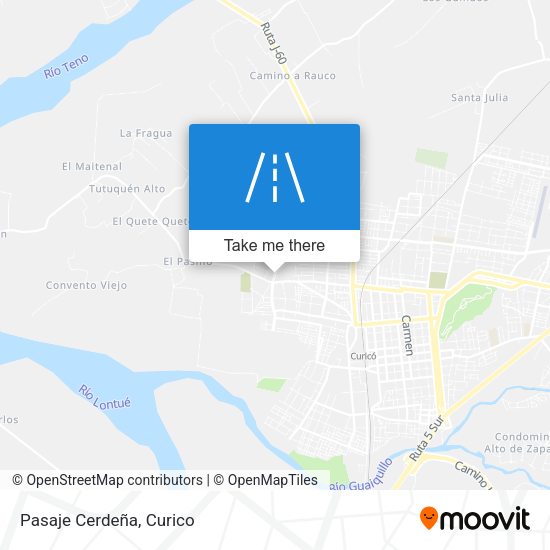 Mapa de Pasaje Cerdeña