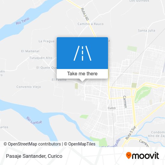 Pasaje Santander map