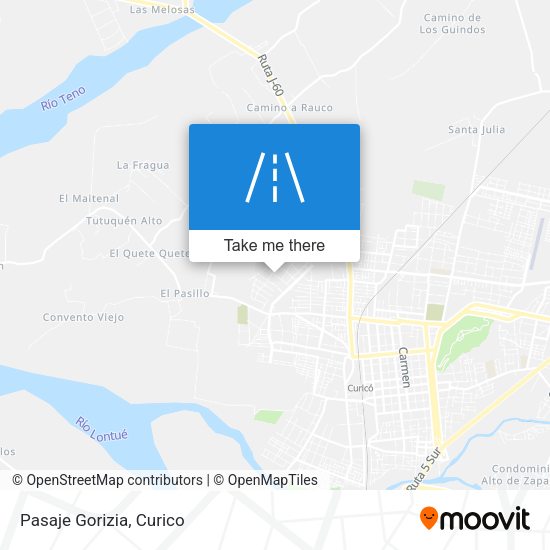 Mapa de Pasaje Gorizia
