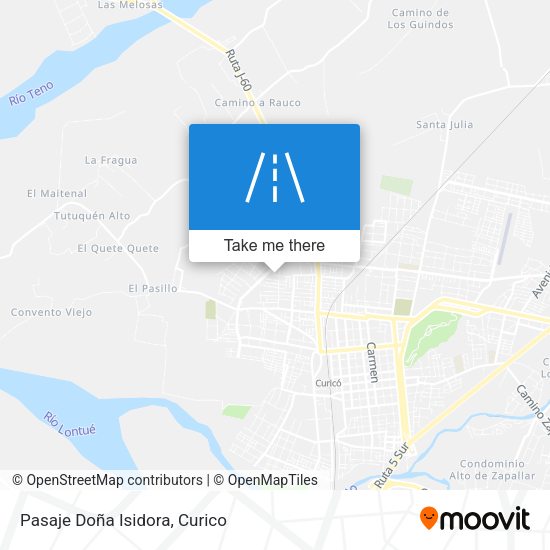Pasaje Doña Isidora map