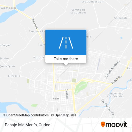 Pasaje Isla Merlín map