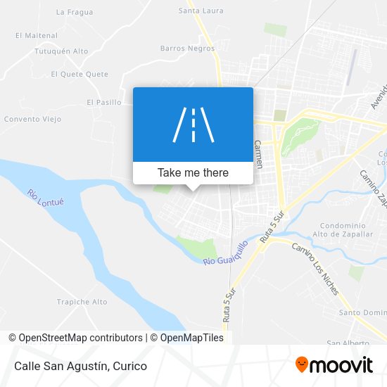 Calle San Agustín map