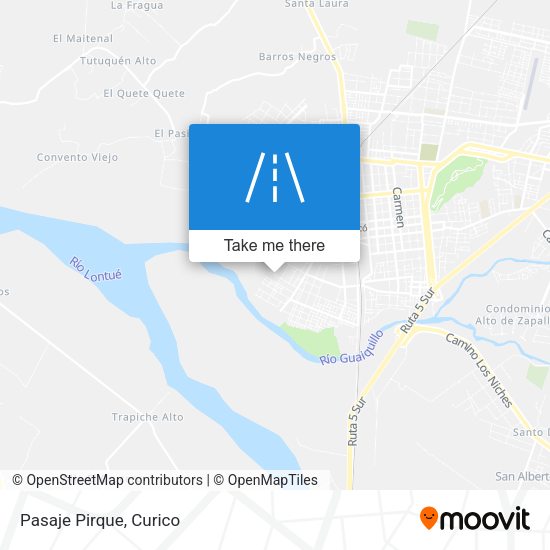 Mapa de Pasaje Pirque