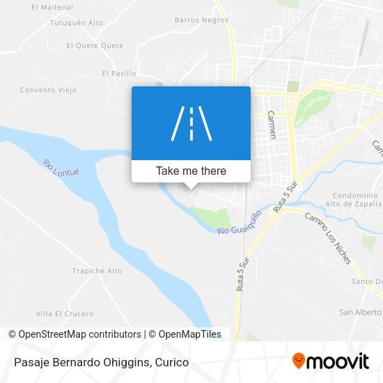 Pasaje Bernardo Ohiggins map