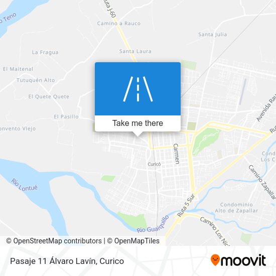 Pasaje 11 Álvaro Lavín map