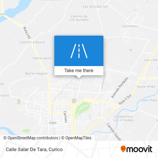 Calle Salar De Tara map