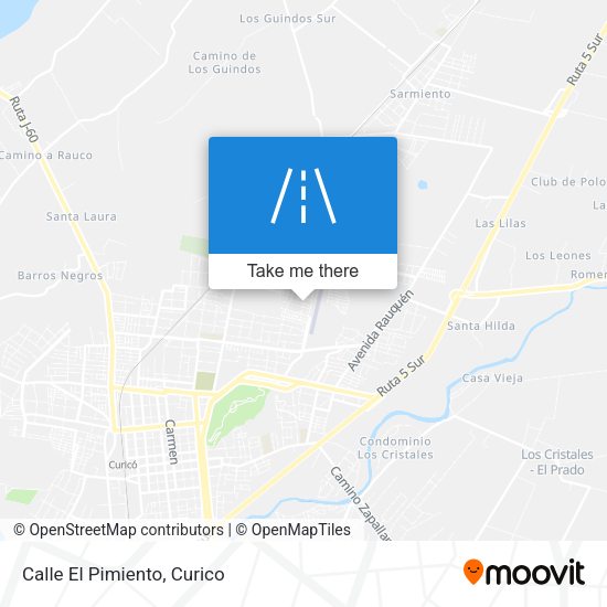 Calle El Pimiento map