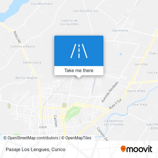 Mapa de Pasaje Los Lengues