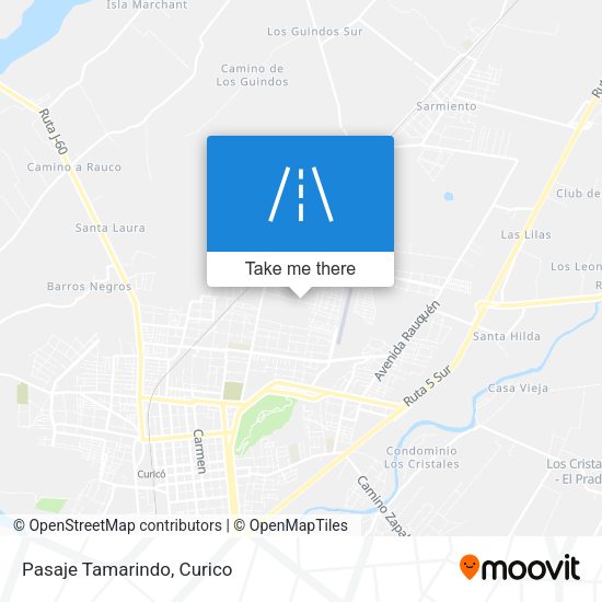 Pasaje Tamarindo map