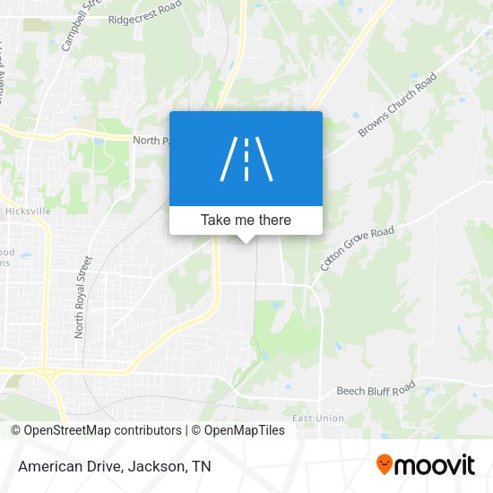 American Drive map