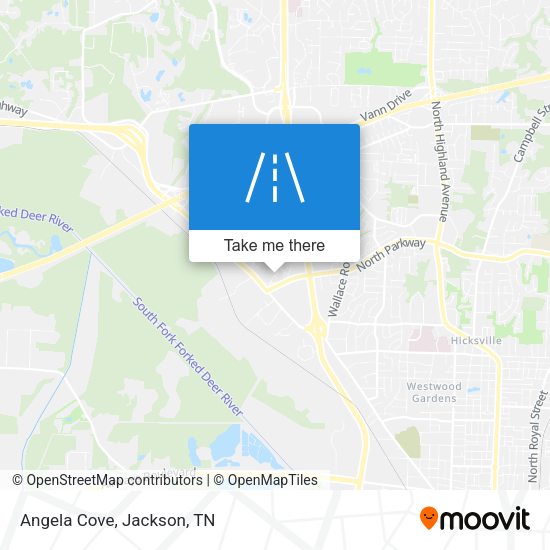 Mapa de Angela Cove