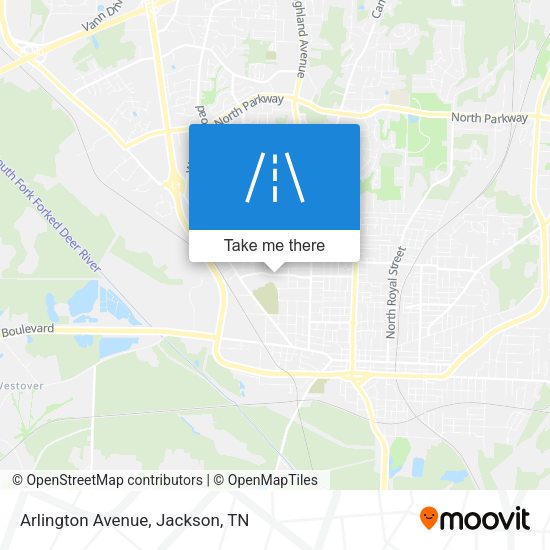 Mapa de Arlington Avenue