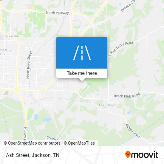 Mapa de Ash Street
