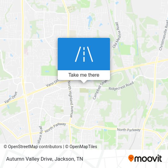 Autumn Valley Drive map