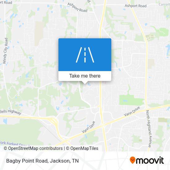 Mapa de Bagby Point Road