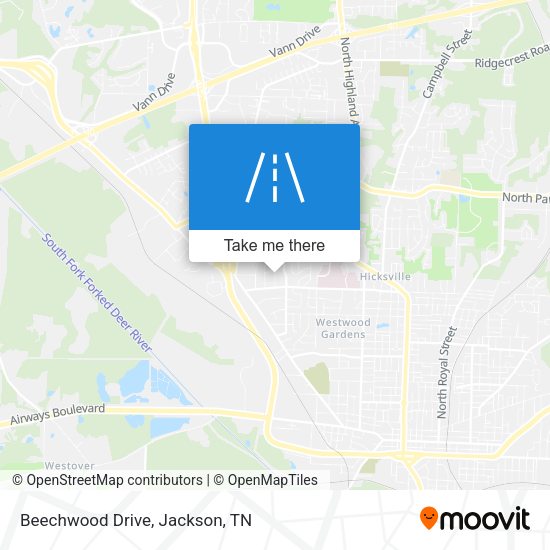 Beechwood Drive map