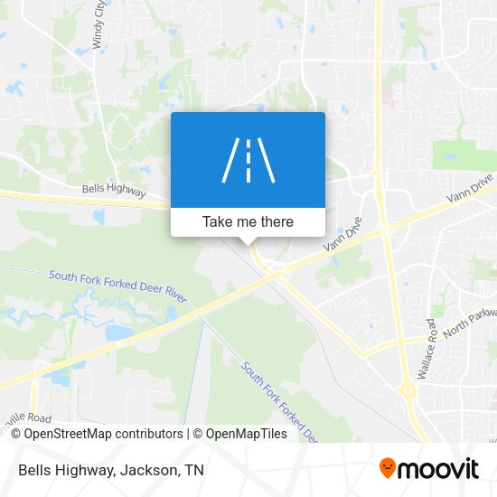 Mapa de Bells Highway