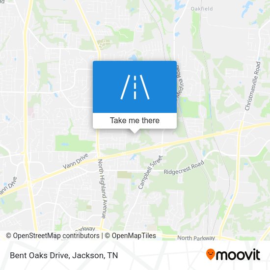 Mapa de Bent Oaks Drive