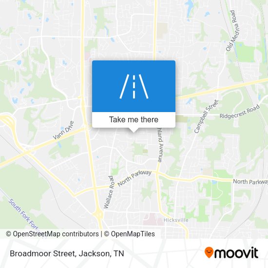 Mapa de Broadmoor Street