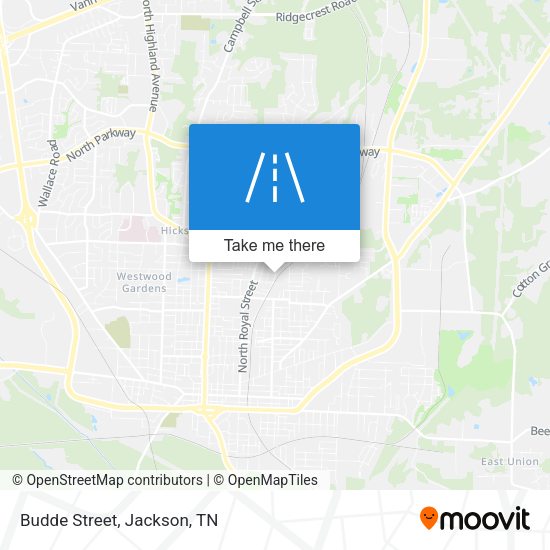 Mapa de Budde Street
