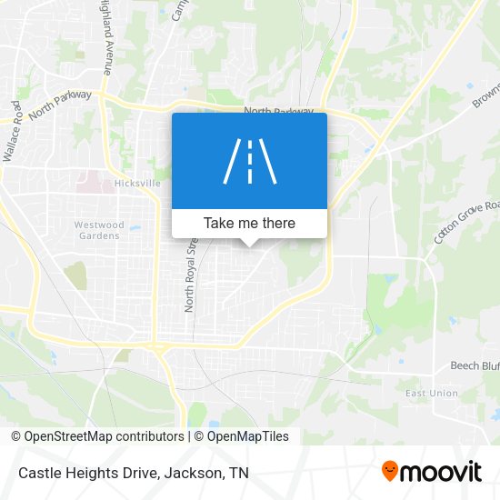 Mapa de Castle Heights Drive
