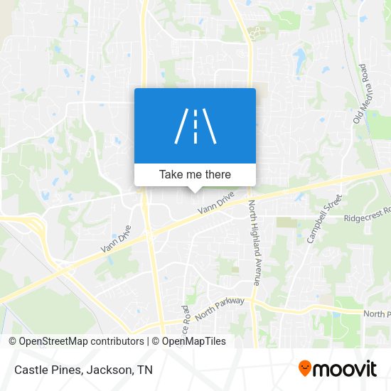 Mapa de Castle Pines