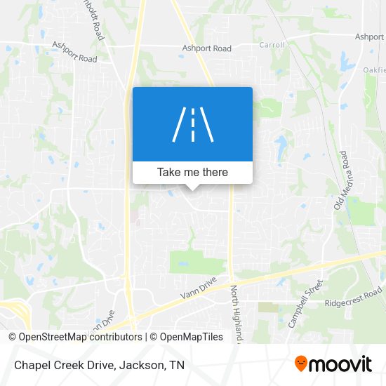 Mapa de Chapel Creek Drive