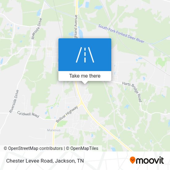 Chester Levee Road map