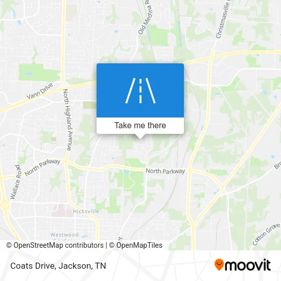 Coats Drive map