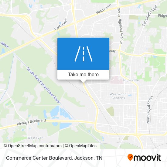 Commerce Center Boulevard map