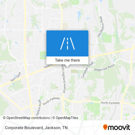 Mapa de Corporate Boulevard