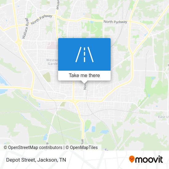 Mapa de Depot Street