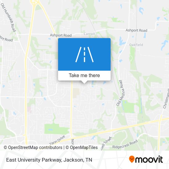 East University Parkway map