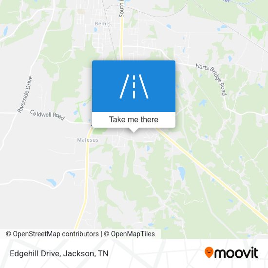 Edgehill Drive map