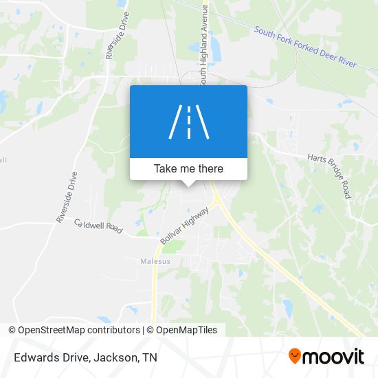 Edwards Drive map