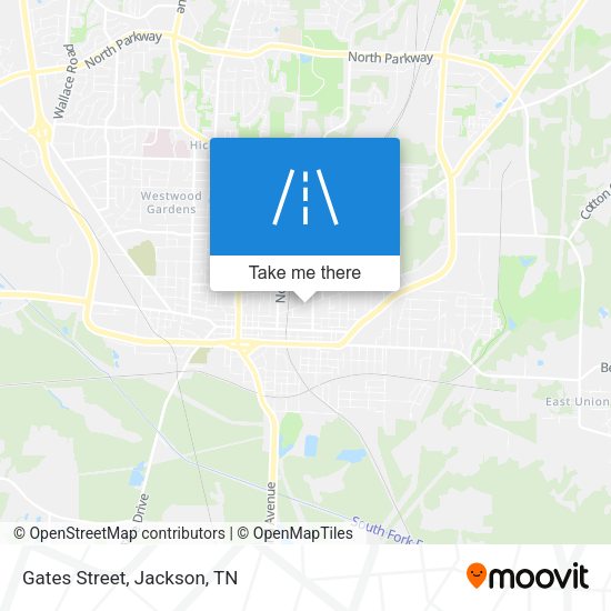 Mapa de Gates Street